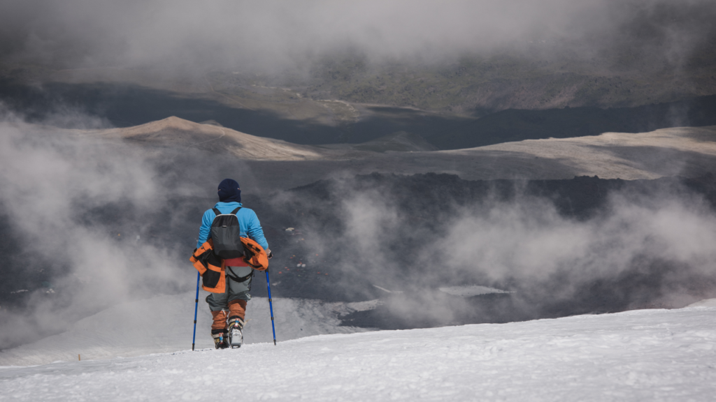 Irina is getting back after summiting Elbrus